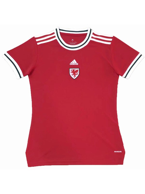 Galles maglia da calcio femminile da casa del prima maglia da calcio per abbigliamento sportivo da donna 2022-2023